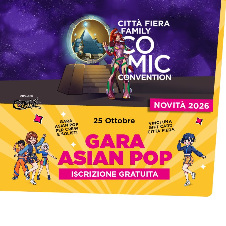 Gara Asian Pop - Città Fiera Family Comic Convention 2026
